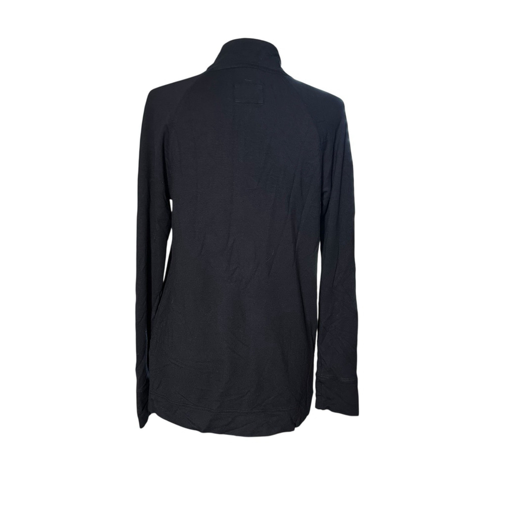 Lilly Pulitzer Black Long Sleeve V-Neck Pullover - Picture 2 of 7